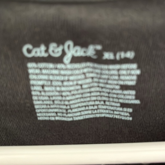 NWT Cat & Jack Girl’s Charcoal Gray Tunic Size 14 - Picture 5 of 6